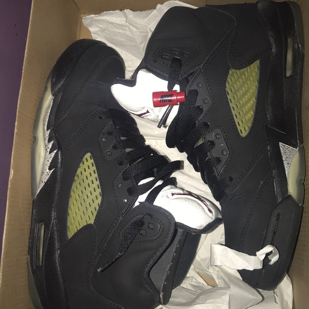 Air Jordan Black Metallic 5s 💋